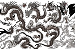 haku dragon tattoo idea
