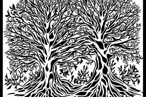 tree with alivia and hayden incorporated into the branches tattoo idea