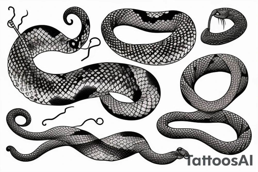 Snake, greece tattoo idea