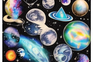 galaxy view from earth on april 12, 2010 tattoo idea