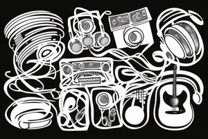 music lover tattoo idea