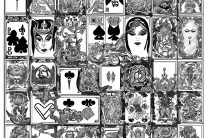 queen of clubs tattoo idea
