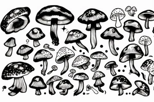 Mushroom GIrl tattoo idea