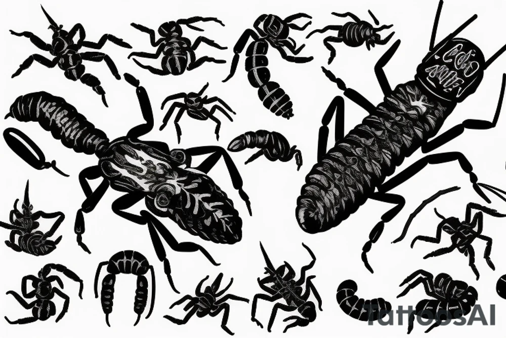 A scorpion on the arm tattoo idea