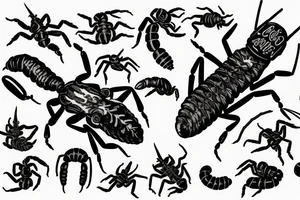 A scorpion on the arm tattoo idea