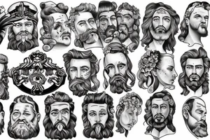 Portrait of marcus aurelius tattoo idea