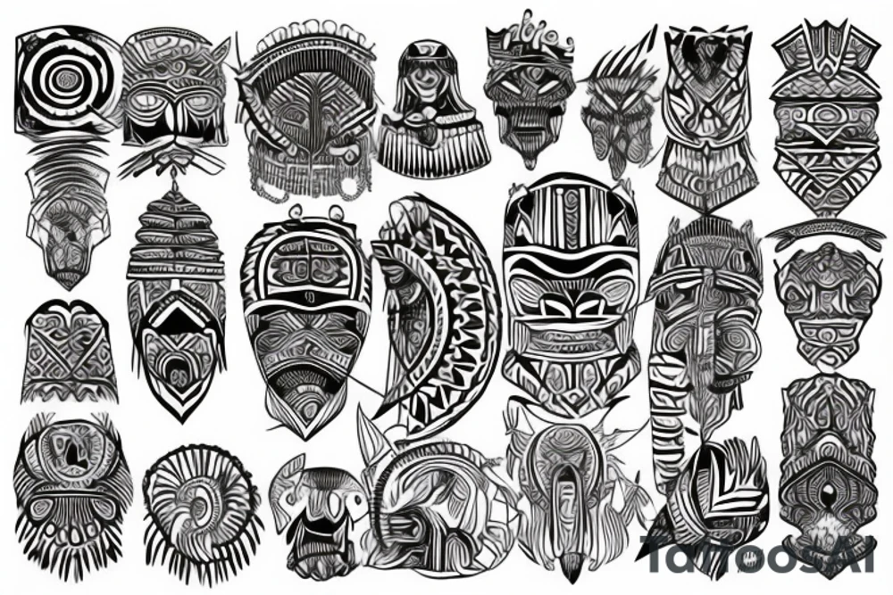 tribal for back tattoo idea
