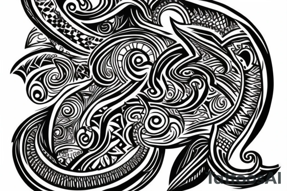 tribal for back tattoo idea
