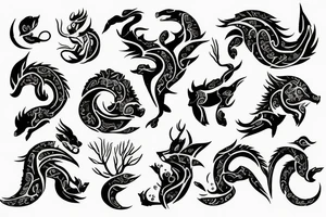 Zodiac sing capricon tattoo idea