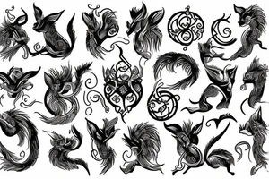 Zodiac sing capricon tattoo idea
