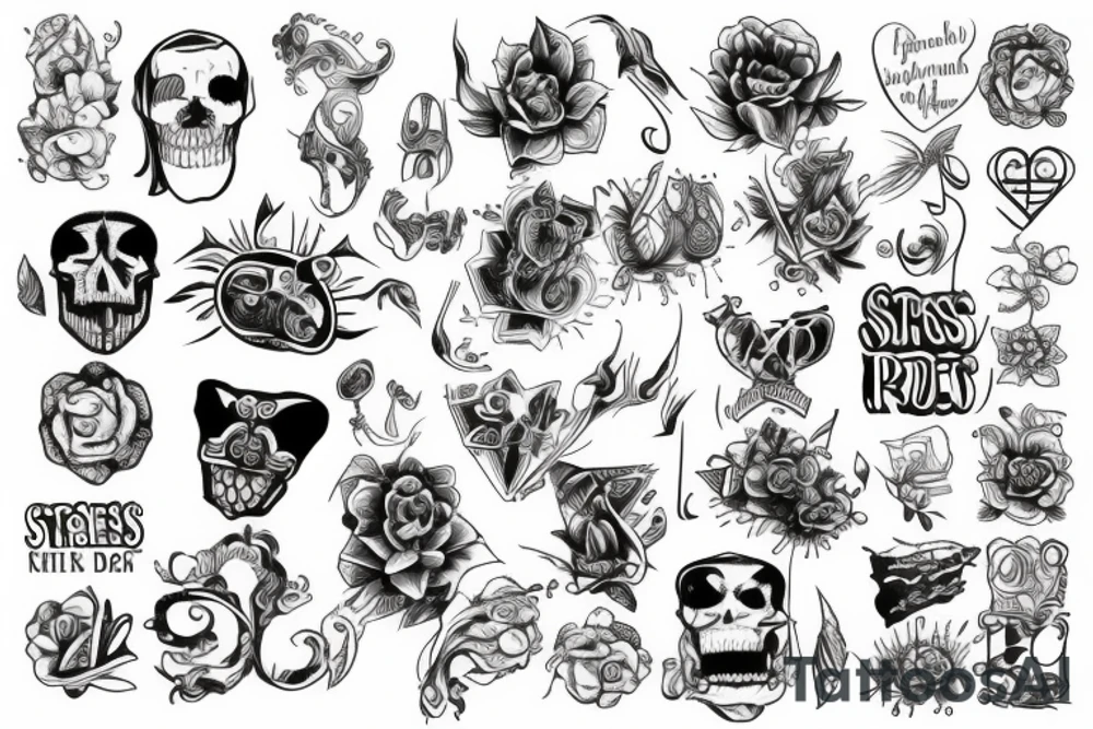 Stress tattoo idea