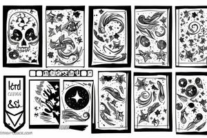 Stress and stars tattoo idea