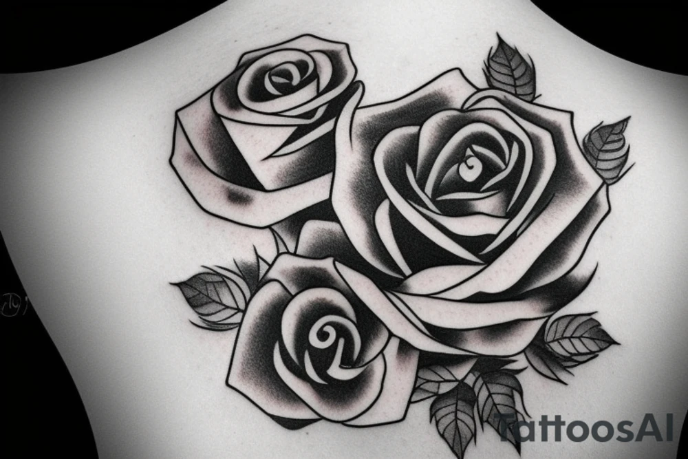 Rose with 999 in it tattoo idea