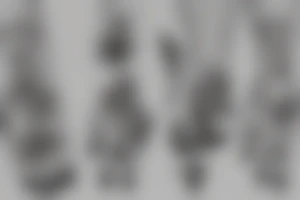 nail in stick and poke design tattoo idea
