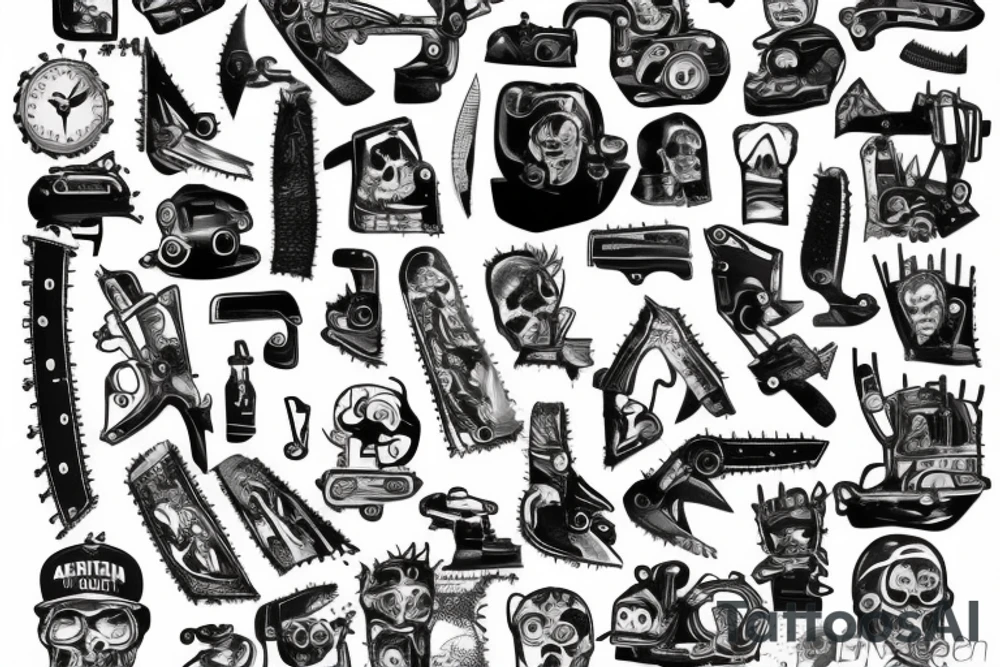 chainsaw man tattoo idea