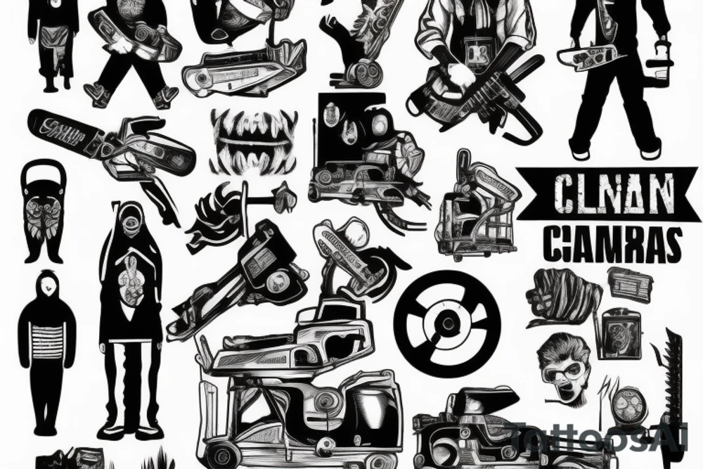 chainsaw man tattoo idea