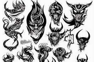 control devil tattoo idea