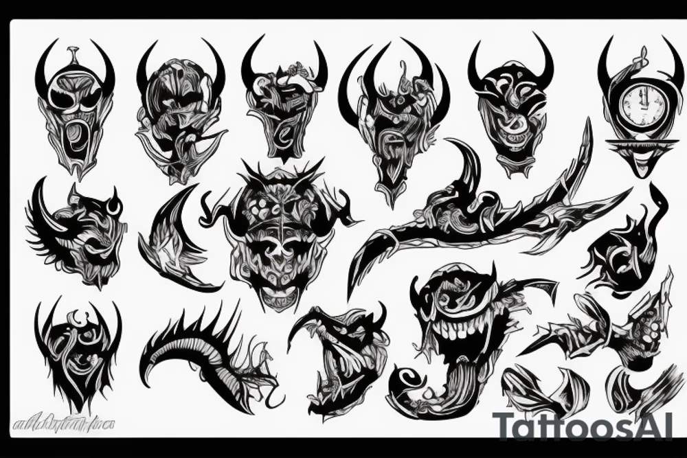 control devil tattoo idea