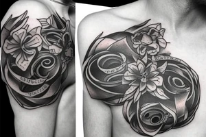 Ukraine and Italy tattoo idea