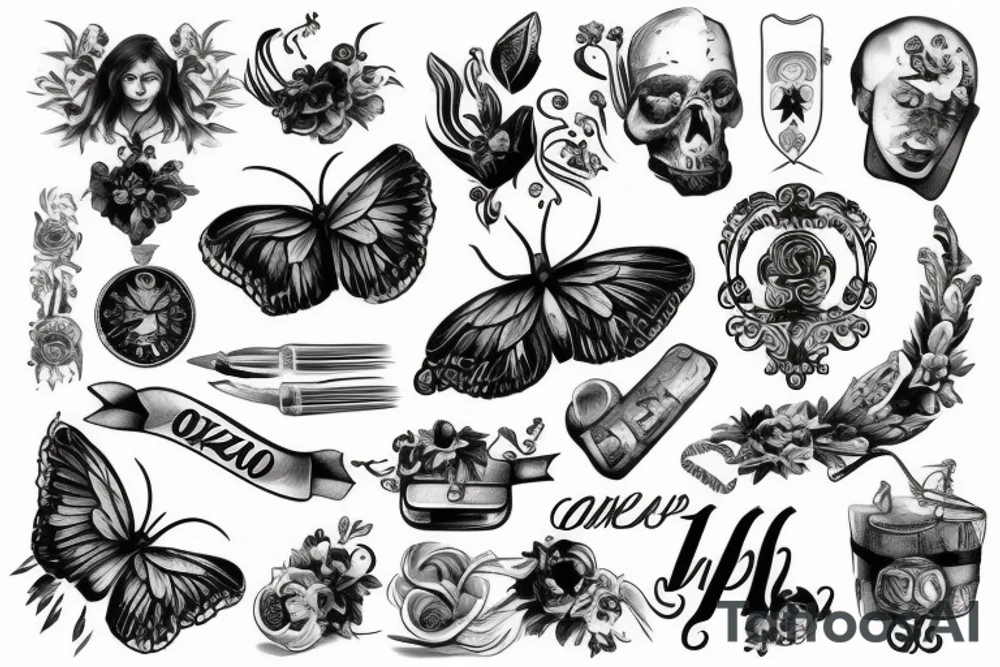 Ukraine and Italy tattoo idea