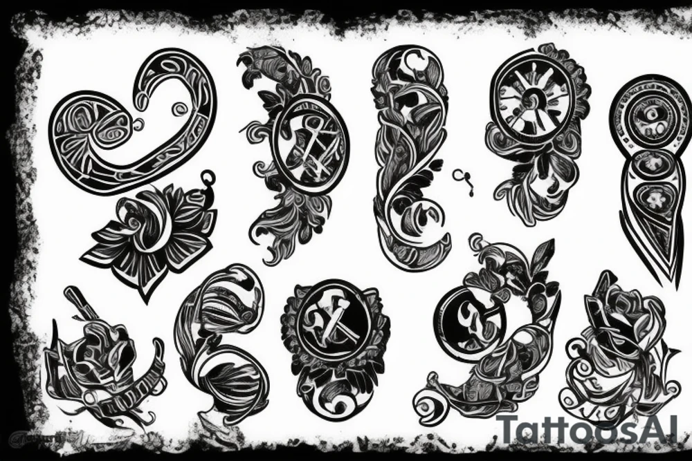 Ukraine and Italy tattoo idea