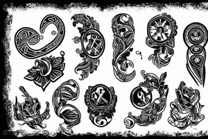 Ukraine and Italy tattoo idea