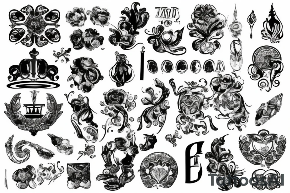 Ukraine and Italy tattoo idea