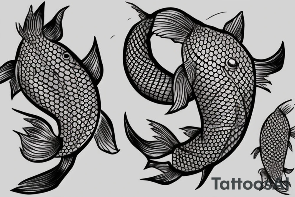 a magikarp as a koi fish tattoo idea