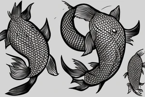 a magikarp as a koi fish tattoo idea