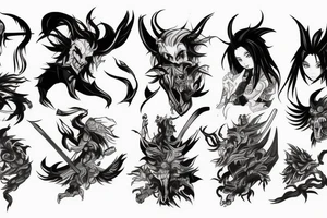 demon slayer tanjiro tattoo idea