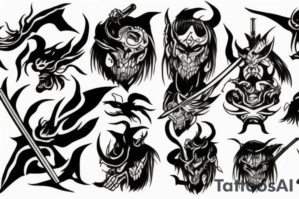 demon slayer tanjiro tattoo idea