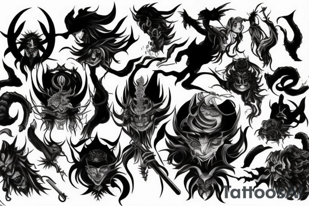 demon slayer tanjiro tattoo idea