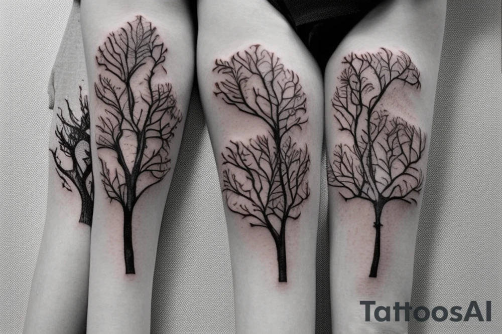Hemlock tree branch tattoo idea