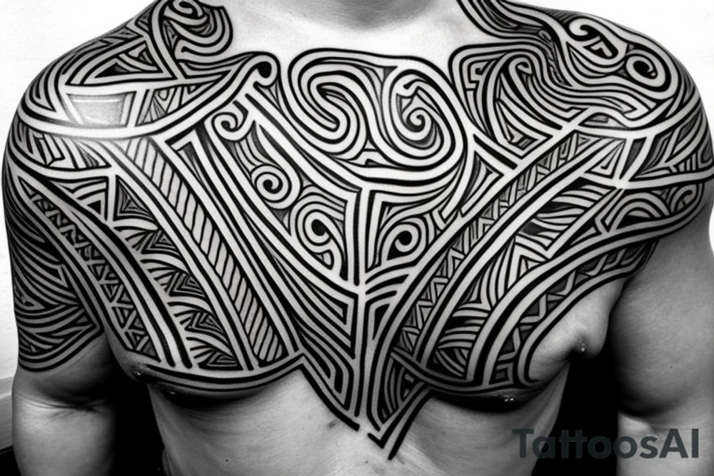 maori shoulder tattoo idea