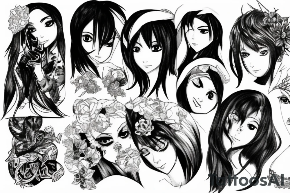 eryk kurdziel watching anime tattoo idea