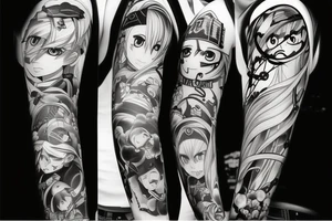 anime tattoo idea