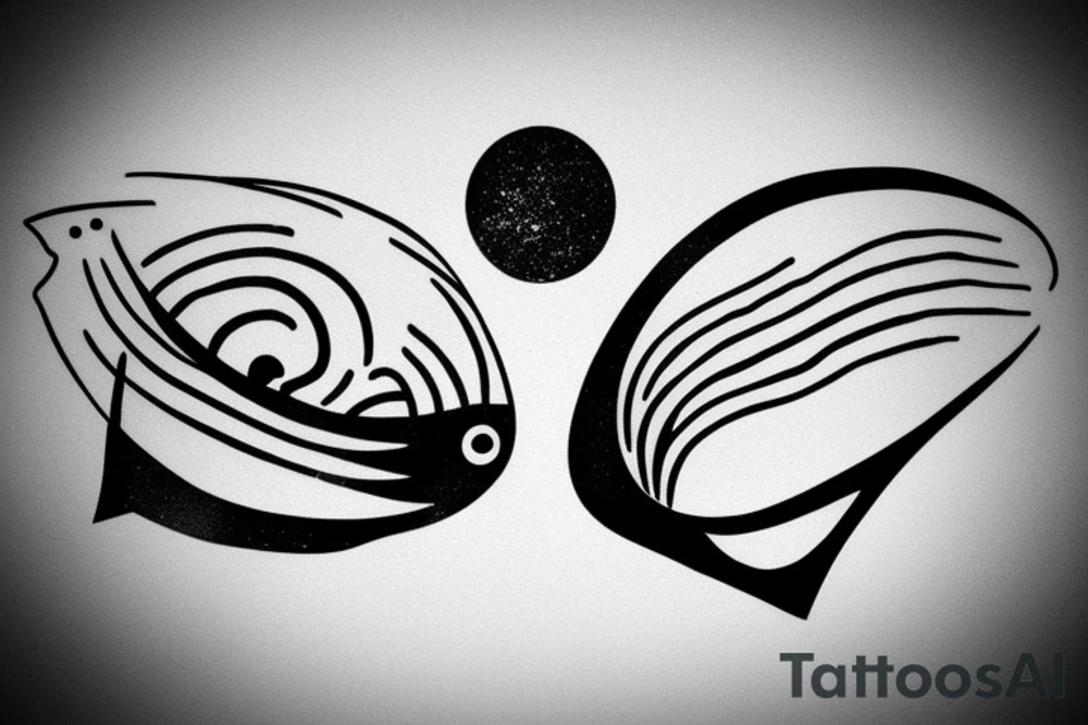Two lost souls swimming in a fish bowl - Pink Floyd inspired tattoo idea