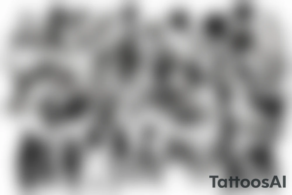 hunter x hunter phantom troupe tattoo on right shoulder tattoo idea