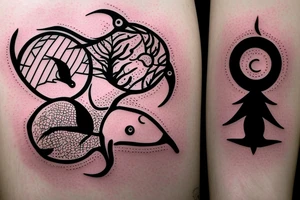 Two lost souls swimming in a fish bowl - Pink Floyd inspired tattoo idea