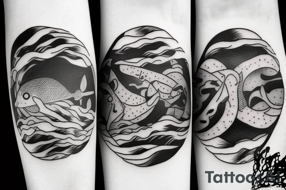 Two lost souls swimming in a fish bowl - Pink Floyd inspired tattoo idea