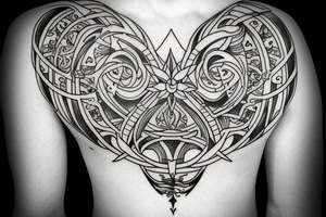tattoo zodiac sign aquarius and capricorn tattoo idea