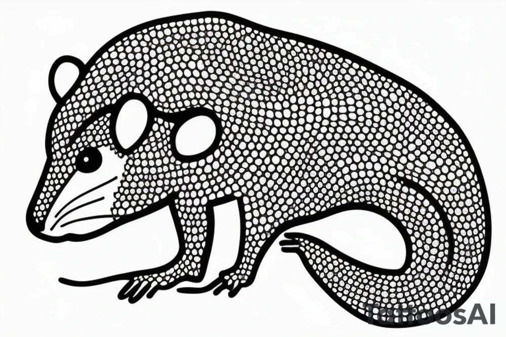 rat with two heads tattoo idea