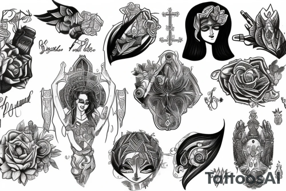 Holy Image of Edessa tattoo idea