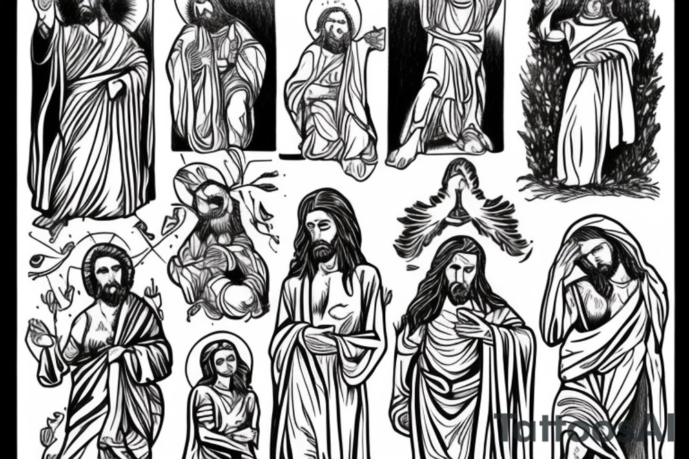 Jesus cleansing the temple tattoo idea