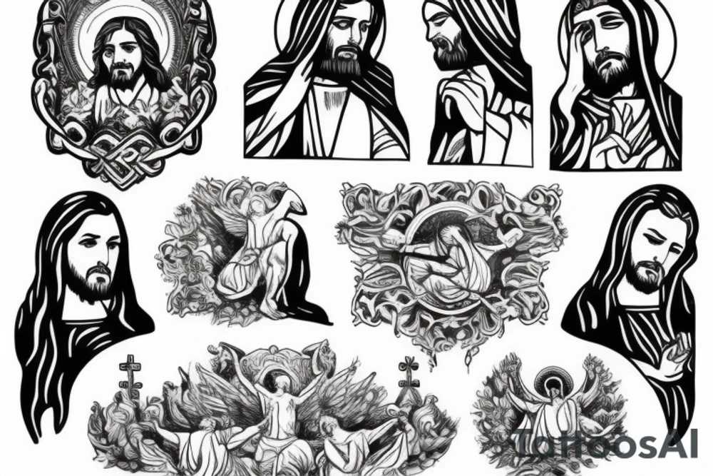 Jesus cleansing the temple tattoo idea