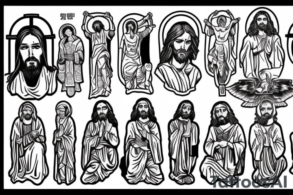 Jesus cleansing the temple tattoo idea