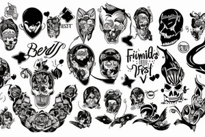 The best frends, Family tattoo idea