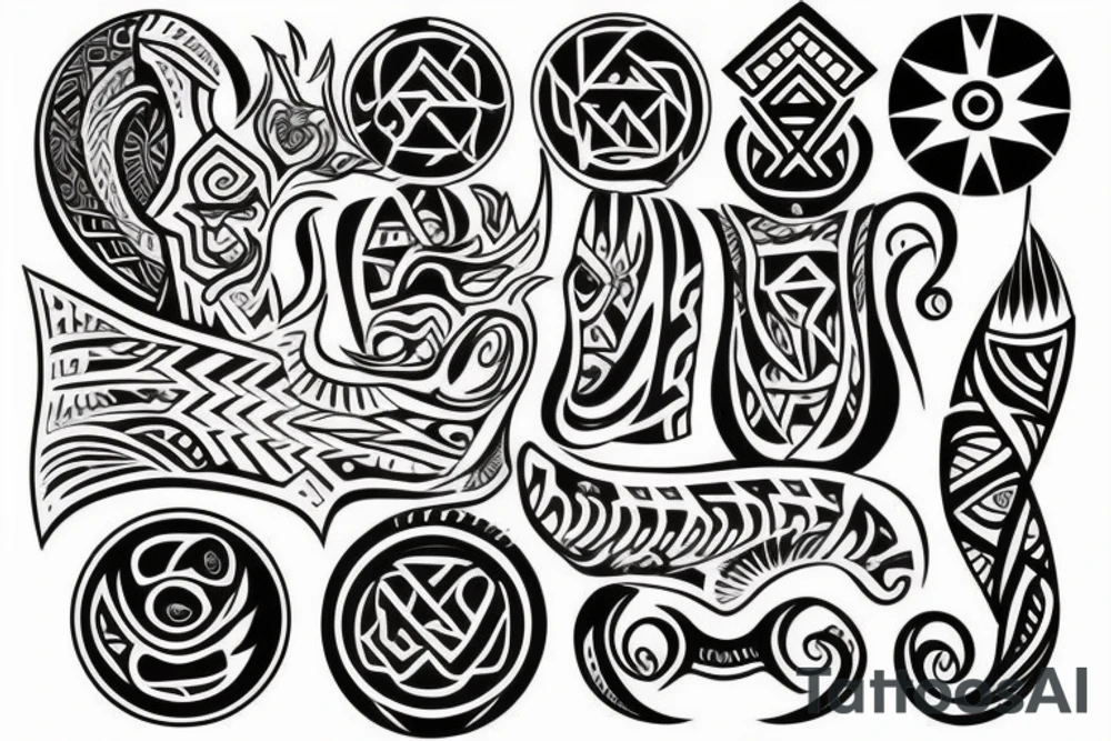 Tribal tattoo idea