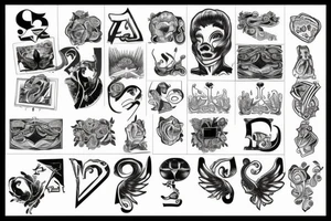 the number 12 and inverted it is the number 21 tattoo idea
