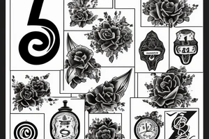 the number 12 and inverted it is the number 21 tattoo idea